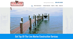 Desktop Screenshot of islandmarinecontractors.com