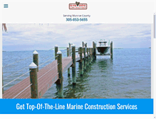 Tablet Screenshot of islandmarinecontractors.com